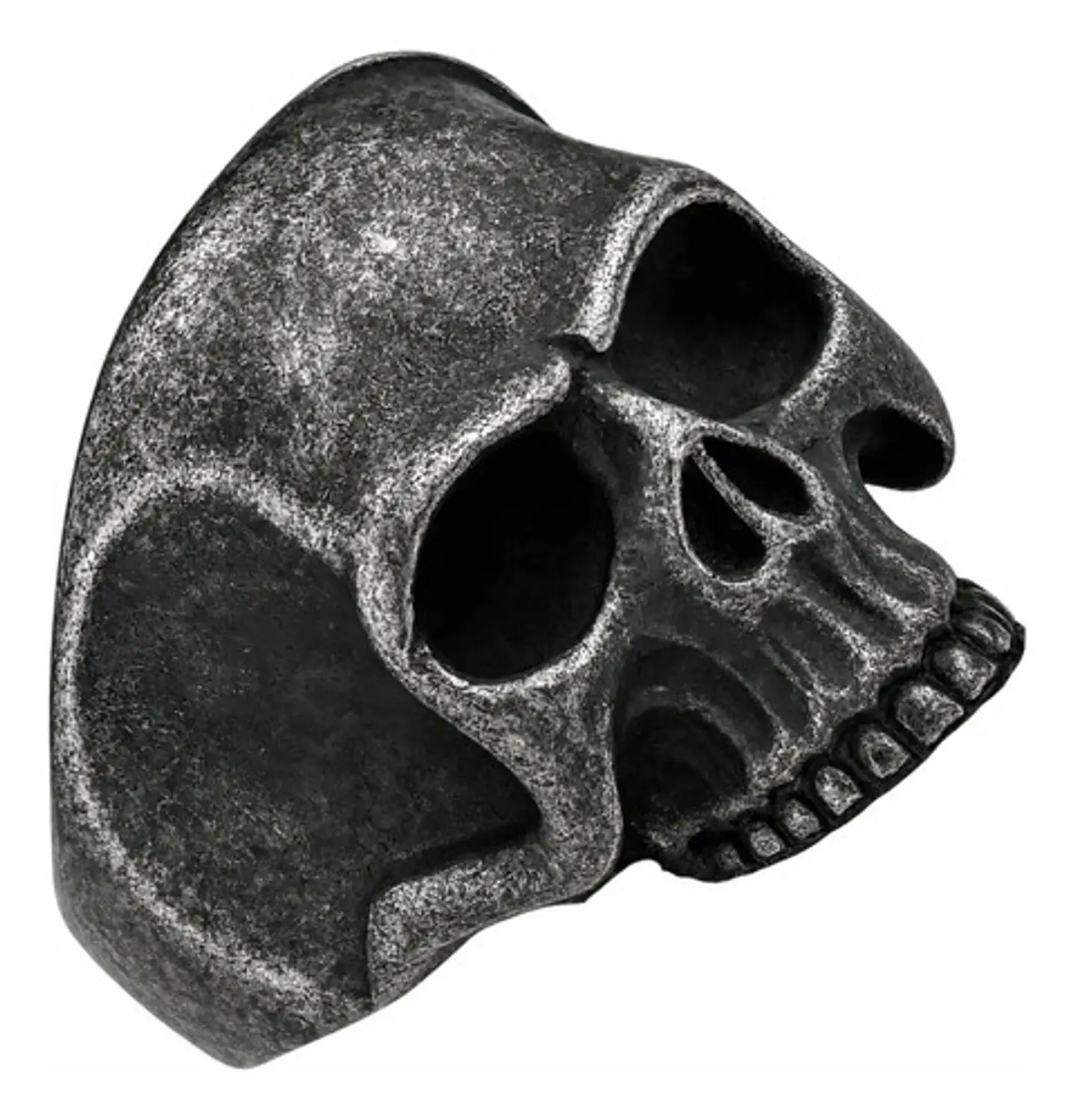 Anillo Color Plata Cráneo Calavera Acero Inoxidable Hombre 11