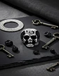 Anillo Color Plata Cráneo Calavera Acero Inoxidable Hombre - Miniatura 13