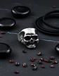 Anillo Color Plata Cráneo Calavera Acero Inoxidable Hombre - Miniatura 19