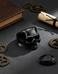 Anillo Color Plata Cráneo Calavera Acero Inoxidable Hombre - Miniatura 23