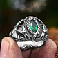 Anillo Color Plata Aragorn Piedra Acero Inoxidable Hombre - Miniatura 5