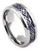 Anillo Fibra Carbon Dragon Rojo Acero Inoxidable Hombre - Miniatura 4