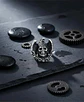 Anillo Para Hombre Forma Águila Cráneo Gótico Biker De Acero - Miniatura 7