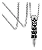 Collar Bala Cráneo Skull Calaveras Acero Inoxidable Hombre - Miniatura 1