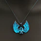 Collar Craneo Gotico Fluorescente Brilla En Oscuridad Mujer - Miniatura 5