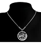 Collar Hombre Y Mujer Dije Tetragramaton Pentagrama Amuleto - Miniatura 2