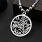 Collar Hombre Y Mujer Dije Tetragramaton Pentagrama Amuleto - Miniatura 4