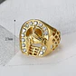 Anillo Herradura Caballo Color Oro Acero Inoxidable Hombre - Miniatura 4