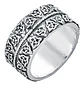 Anillo Color Plata Metal Vikingo Nórdico Escandinavo Hombre - Miniatura 4