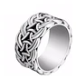 Anillo Color Plata Metal Vikingo Nórdico Escandinavo Hombre - Miniatura 9