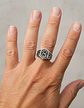 Anillo Amuleto Vikingo Color Plata Acero Inoxidable Hombre - Miniatura 3