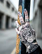 Anillo Color Plata  Pájaro Vikingo Acero Inoxidable Hombre - Miniatura 4