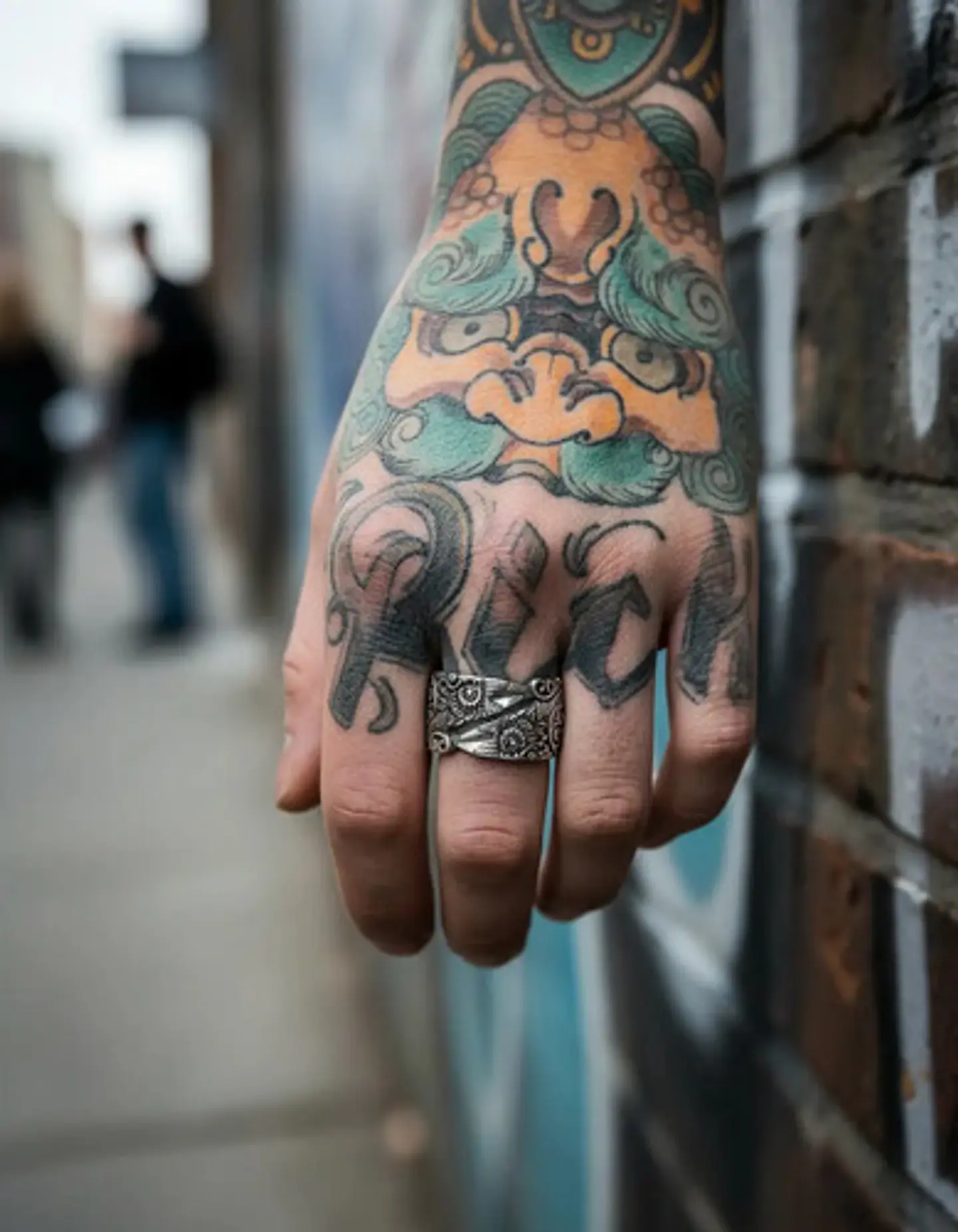 Anillo Color Plata  Pájaro Vikingo Acero Inoxidable Hombre 5