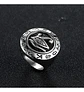 Anillo Ojo De Horus Color Plata Acero Inoxidable Para Hombre - Miniatura 4