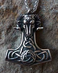 Collar Amuleto Vikingo En Acero Hombre Dije Heidrun Carnero - Miniatura 8