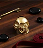 Anillo Sk Cráneo Calavera Color Oro Acero Inoxidable Hombre - Miniatura 2