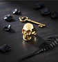Anillo Sk Cráneo Calavera Color Oro Acero Inoxidable Hombre - Miniatura 7