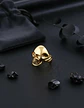 Anillo Sk Cráneo Calavera Color Oro Acero Inoxidable Hombre - Miniatura 8