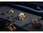 Anillo Sk Cráneo Calavera Color Oro Acero Inoxidable Hombre - Miniatura 9