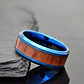 Anillo Acero Inoxidable Color Oro Madera Para Hombre Mujer - Miniatura 11