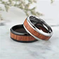 Anillo Acero Inoxidable Color Oro Madera Para Hombre Mujer - Miniatura 15