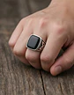 Anillo Vikingo Nudo Acero Color Plata Inoxidable Para Hombre - Miniatura 5