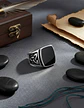Anillo Vikingo Nudo Acero Color Plata Inoxidable Para Hombre - Miniatura 8