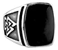Anillo Vikingo Nudo Acero Color Plata Inoxidable Para Hombre - Miniatura 11