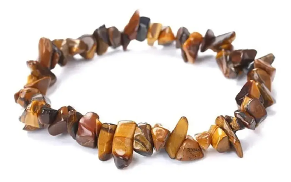 Manilla Pulsera Piedras Naturales Ojo De Tigre Cuarzo Mujer 5