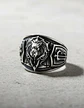 Anillo Realeza León Color Plata Acero Inoxidable Para Hombre - Miniatura 4