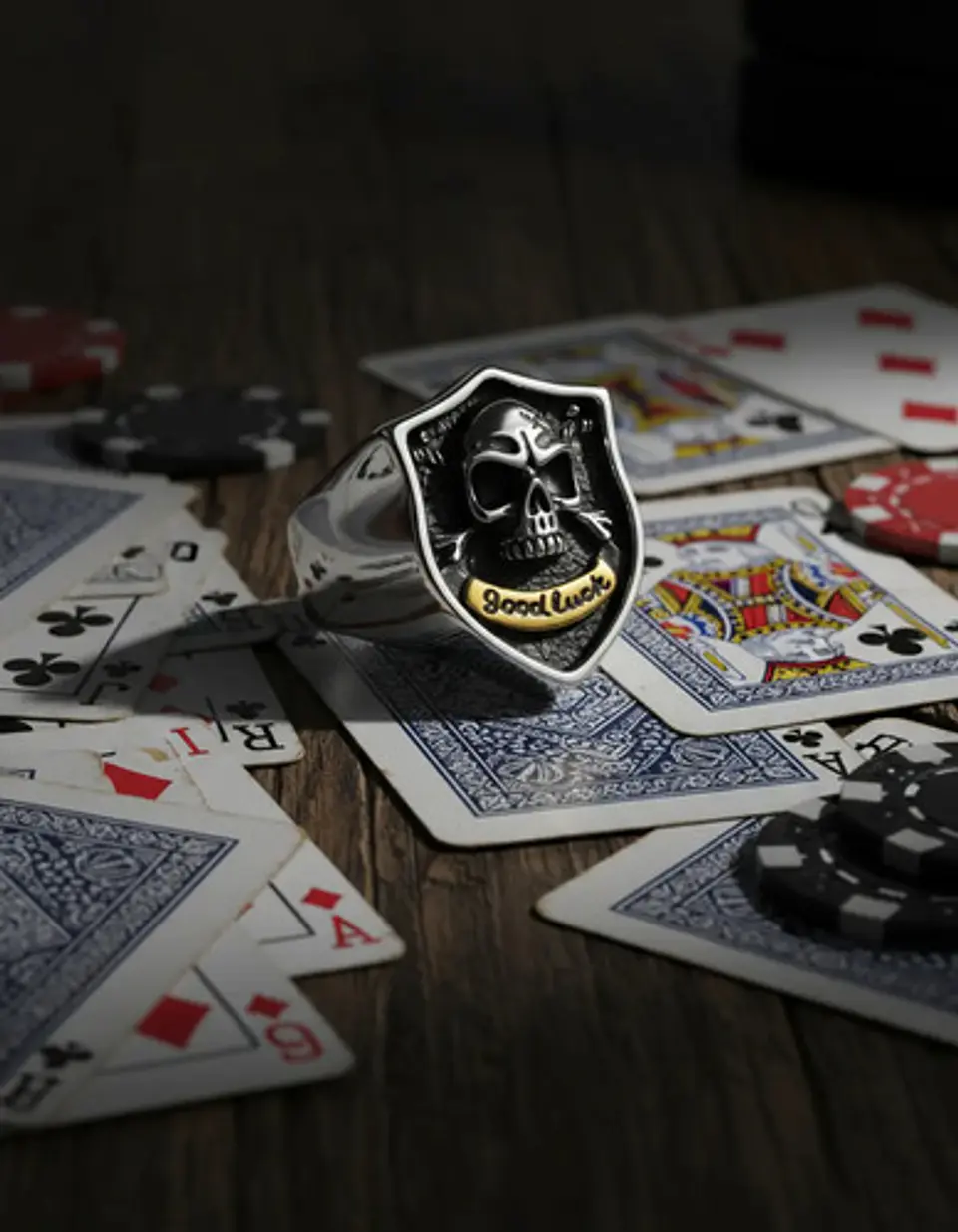 Anillo Cráneo Calavera Skull Gótico Acero Inoxidable Hombre 4