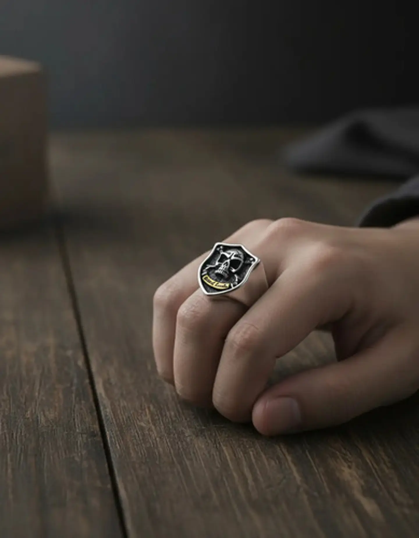 Anillo Cráneo Calavera Skull Gótico Acero Inoxidable Hombre 5