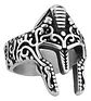 Anillo Color Plata Casco Gladiador Acero Inoxidable Hombre - Miniatura 1