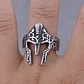 Anillo Color Plata Casco Gladiador Acero Inoxidable Hombre - Miniatura 7