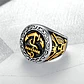 Anillo Acero Inoxidable Ancla Militar U.s Color Plata Hombre - Miniatura 20
