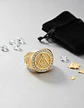 Anillo Acero Inoxidable Mason Masoneria Color Oro Hombre - Miniatura 4