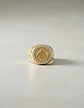 Anillo Acero Inoxidable Mason Masoneria Color Oro Hombre - Miniatura 7