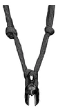 Collar Casco Espartano Cuerda De Super Vivencia Para Hombre - Miniatura 1