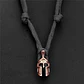 Collar Casco Espartano Cuerda De Super Vivencia Para Hombre - Miniatura 4