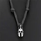 Collar Casco Espartano Cuerda De Super Vivencia Para Hombre - Miniatura 6