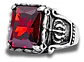 Anillo Corona Piedra Cz Color Plata Acero Inoxidable Hombre - Miniatura 3