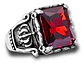 Anillo Corona Piedra Cz Color Plata Acero Inoxidable Hombre - Miniatura 4