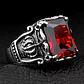 Anillo Corona Piedra Cz Color Plata Acero Inoxidable Hombre - Miniatura 7