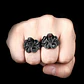 Anillo Acero Argolla Inoxidable Cobra Serpiente Para Hombre - Miniatura 6