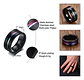 Anillo Argolla Acero Inoxidable Color Negro Azul Para Hombre - Miniatura 14