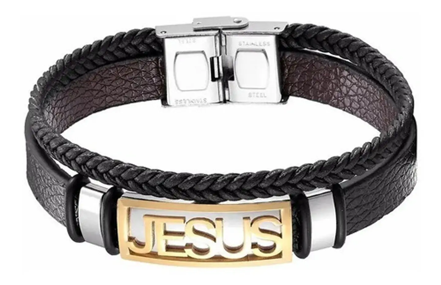 Pulsera Manilla Brazalete Infinito Acero Inoxidable Hombre 4