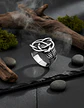 Anillo Para Hombres Vikingo Nudo Celta Color Plata De Acero - Miniatura 6