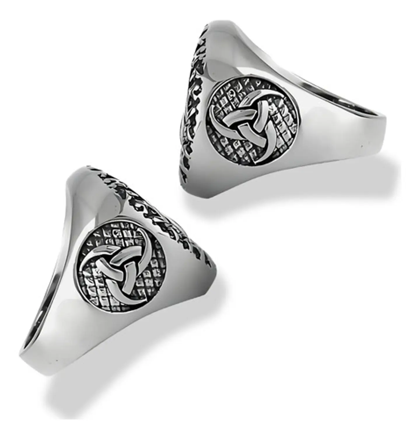 Anillo Vikingo Nórdico Celta Runa Acero Inoxidable Hombre 3