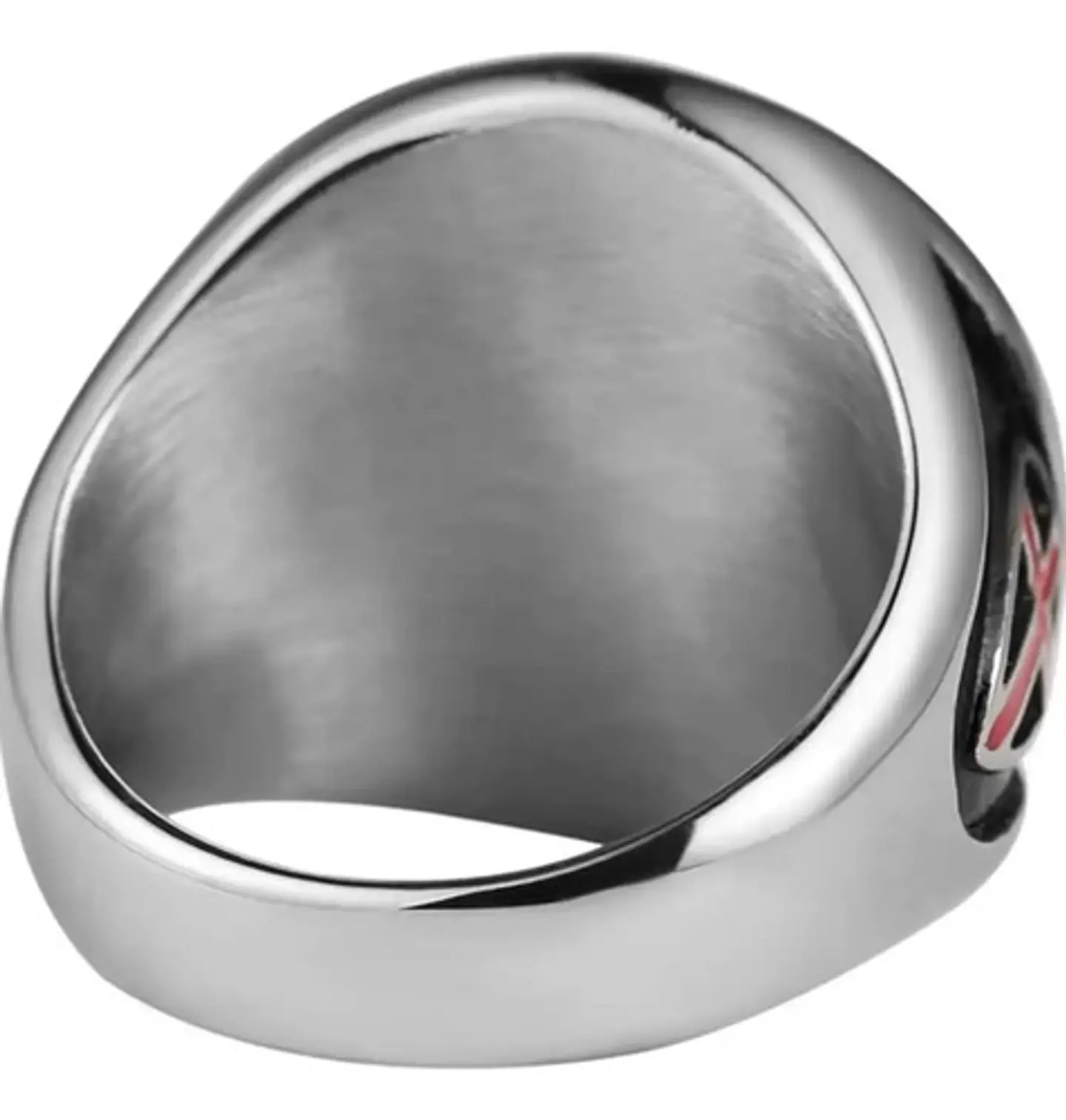 Anillo Argolla Cruz Templario Cruz Hierro Color Plata Hombre 4