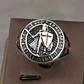 Anillo Argolla Cruz Templario Cruz Hierro Color Plata Hombre - Miniatura 8